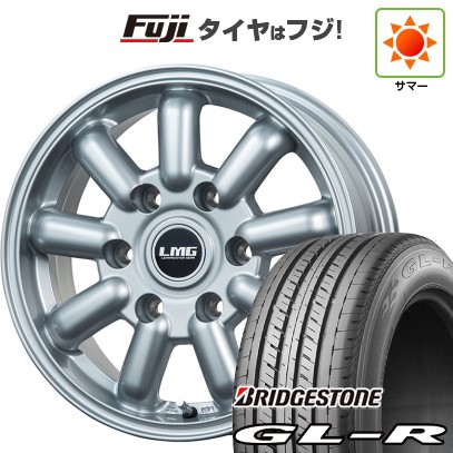 【新品】ハイエース200系 夏タイヤ ホイール4本セット 215/60R17 109/107R ブリヂストン GL-R レアマイスター LMG MOS-9(シルバー) 17インチ