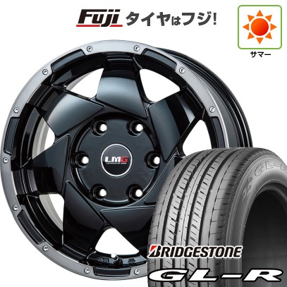 【新品】ハイエース200系 夏タイヤ ホイール4本セット 215/60R17 109/107R ブリヂストン GL-R レアマイスター LMG shuriken ブラック/ブラッククリアリム 17インチ