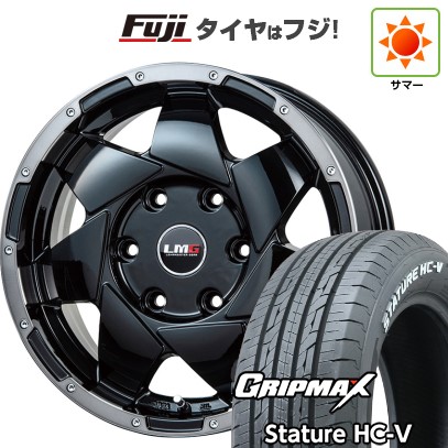 【新品】ハイエース200系 夏タイヤ ホイール4本セット 215/60R17 109/107S グリップマックス スタチャー HC-V RWL（限定） レアマイスター LMG shuriken 17インチ