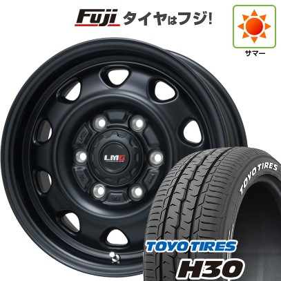 ハイエース200系 夏タイヤ ホイール4本セット 215/65R16 109/107R トーヨー H30 レアマイスター LMG OFF-STYLE(マットブラック) 16インチ