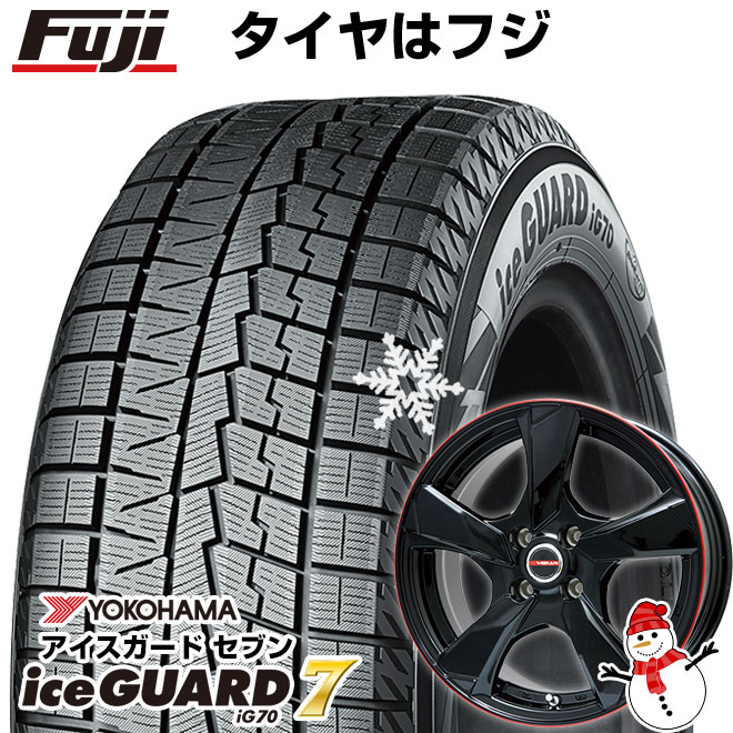 【新品】ライズ/ロッキー（ハイブリッド） スタッドレスタイヤ ホイール4本セット 195/65R16 ヨコハマ アイスガード7 セブンIG70 プレミックス ヴェランV 16インチ(送料無料)