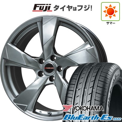 【新品】シエンタ 2022- 夏タイヤ ホイール4本セット 195/55R16 ヨコハマ ブルーアース ES32 プレミックス ヴェランV(クロームハイパーシルバー) 16インチ