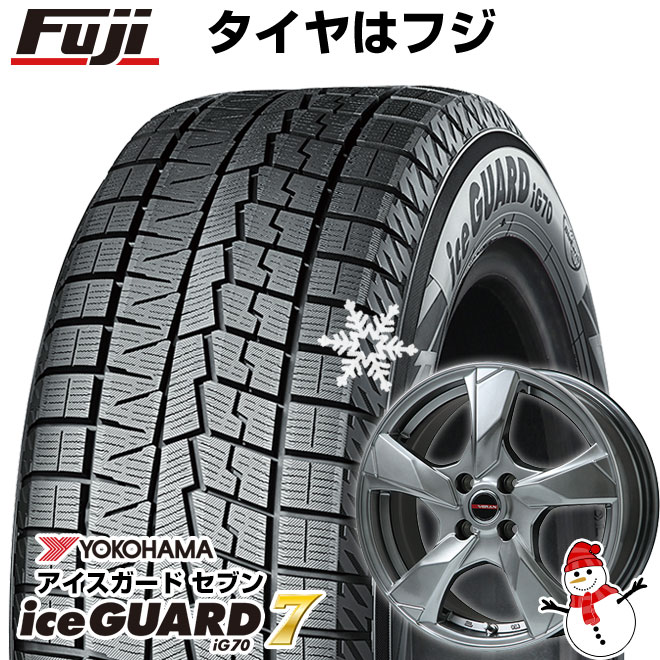 【新品】ライズ/ロッキー（ハイブリッド） スタッドレスタイヤ ホイール4本セット 195/65R16 ヨコハマ アイスガード7 セブンIG70 プレミックス ヴェランV 16インチ(送料無料)