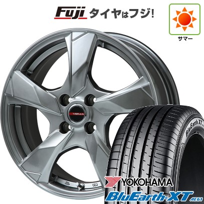 【新品】ライズ/ロッキー（ガソリン） 夏タイヤ ホイール4本セット 195/60R17 ヨコハマ ブルーアース XT AE61 プレミックス ヴェランV(クロームハイパーシルバー) 17インチ