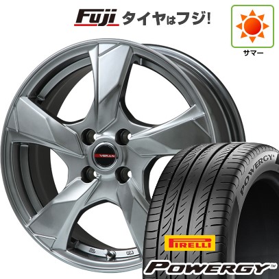 【新品】フリード 5穴/114 夏タイヤ ホイール4本セット 205/45R17 ピレリ パワジー プレミックス ヴェランV(クロームハイパーシルバー) 17インチ