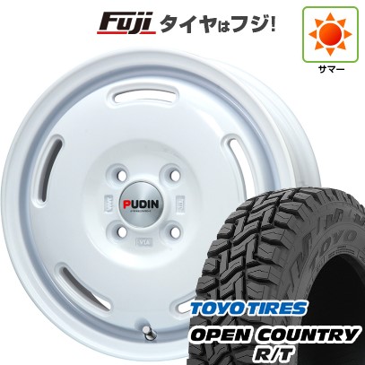 【新品 軽自動車】N-BOX タント スペーシア 夏タイヤ ホイール4本セット 155/65R14 トーヨー オープンカントリー R/T RBL プレミックス プディン(ホワイト) 14インチ