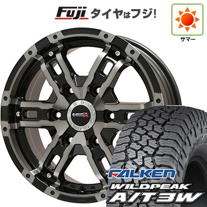 プラド 夏タイヤ ホイール4本セット 275/55R20 ファルケン ワイルドピーク A/T3W ビッグウエイ B-MUD Z(ブラックポリッシュ/ブラッククリア) 20インチ