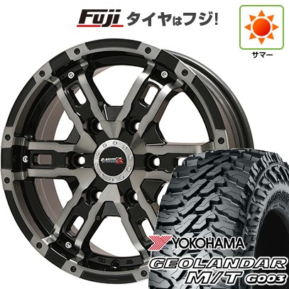 プラド 夏タイヤ ホイール4本セット 275/55R20 ヨコハマ ジオランダー M/T G003 ビッグウエイ B-MUD Z(ブラックポリッシュ/ブラッククリア) 20インチ