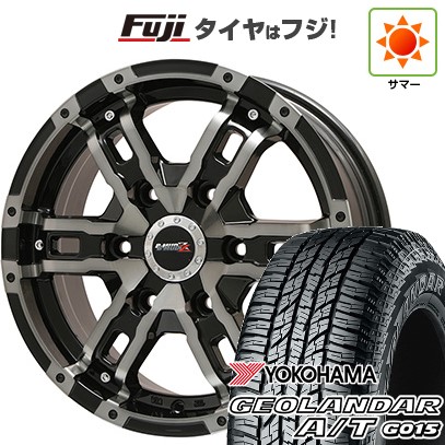 プラド/トライトン(GSR) 夏タイヤ ホイール4本セット 265/50R20 ヨコハマ ジオランダー A/T G015 RBL ビッグウエイ B-MUD Z(ブラックポリッシュ/ブラッククリア) 20インチ
