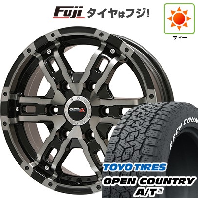 プラド/トライトン(GSR) 夏タイヤ ホイール4本セット 265/50R20 トーヨー オープンカントリー A/T III RWL/RBL ビッグウエイ B-MUD Z(ブラックポリッシュ/ブラッククリア) 20インチ