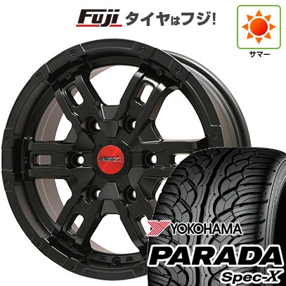 プラド 夏タイヤ ホイール4本セット 275/55R20 ヨコハマ PARADA Spec-X ビッグウエイ B-MUD Z(マットブラック) 20インチ