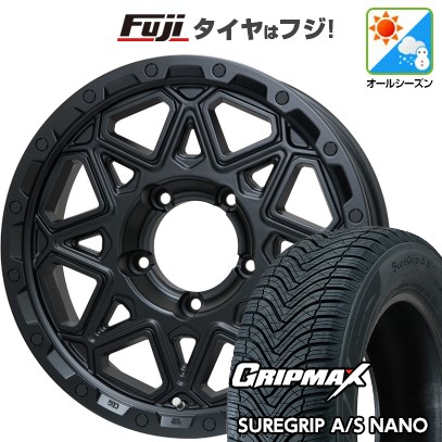 【新品】ジムニー オールシーズンタイヤ ホイール4本セット 175/80R16 グリップマックス シュアグリップ オールシーズン ナノ(限定) レアマイスター LMG モンタグナ 16インチ