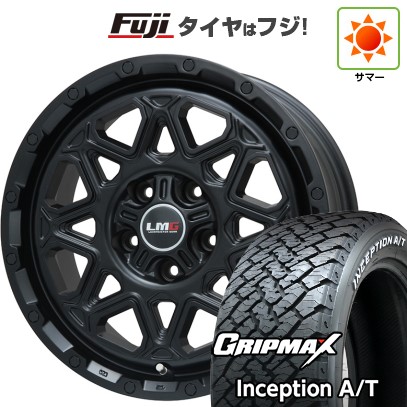 デリカD5 夏タイヤ ホイール4本セット 235/70R16 グリップマックス インセプション A/T RWL(限定) レアマイスター LMG モンタグナ(マットブラック) 16インチ