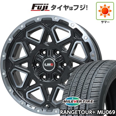プラド/ハイラックス/トライトン(GSR) 夏タイヤ ホイール4本セット 265/65R17 ミレバー レンジツアープラスMU069(限定) レアマイスター LMG モンタグナ 17インチ