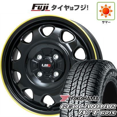 【新品 軽自動車】N-BOX タント スペーシア 夏タイヤ ホイール4本セット 165/55R15 ヨコハマ ジオランダー A/T G015 RBL レアマイスター LMG OFF-STYLE 15インチ