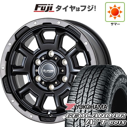 ハイエース200系 夏タイヤ ホイール4本セット 215/65R16 109/107S ヨコハマ ジオランダー A/T G015 WL/RBL ジャオス アダマスBL5 16インチ