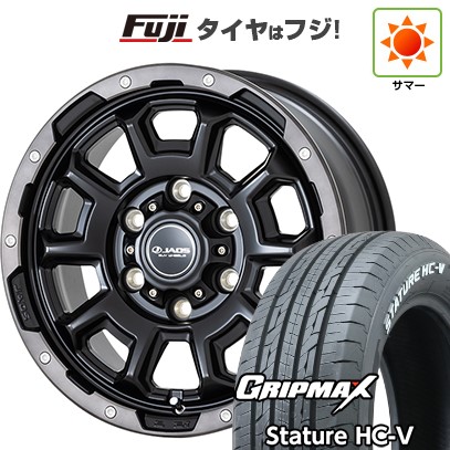 ハイエース200系 夏タイヤ ホイール4本セット 215/65R16 109/107S グリップマックス スタチャー HC-V RWL（限定） ジャオス アダマスBL5 16インチ