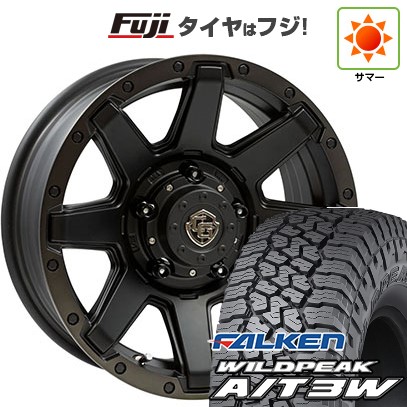 【新品】ジムニー 夏タイヤ ホイール4本セット 175/80R16 ファルケン ワイルドピーク A/T3W ウェッズ クロスオーバーガーメンツ Style U 16インチ
