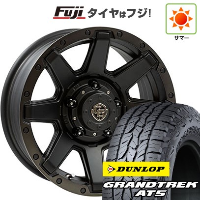 【新品】ジムニー 夏タイヤ ホイール4本セット 175/80R16 ダンロップ グラントレック AT5 ウェッズ クロスオーバーガーメンツ Style U 16インチ