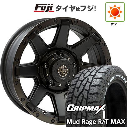 【新品】ジムニー 夏タイヤ ホイール4本セット 185/85R16 グリップマックス マッドレイジR/T MAX RWL(限定) ウェッズ クロスオーバーガーメンツ Style U 16インチ
