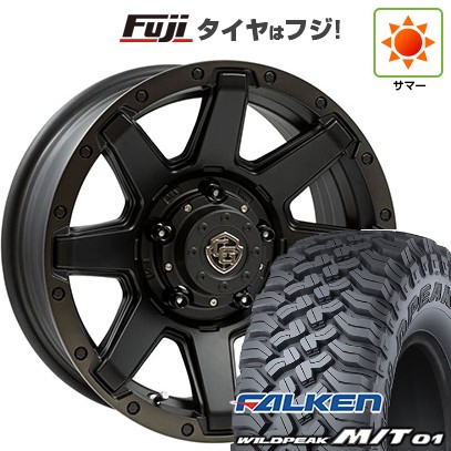 【新品】ジムニー 夏タイヤ ホイール4本セット 185/85R16 ファルケン ワイルドピーク M/T01 ウェッズ クロスオーバーガーメンツ Style U 16インチ