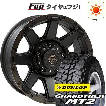 【新品】ジムニー 夏タイヤ ホイール4本セット 195/80R16 ダンロップ グラントレック MT2 ウェッズ クロスオーバーガーメンツ Style U 16インチ