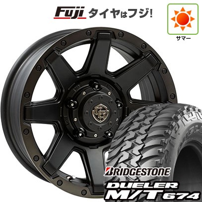 【新品】ジムニー 夏タイヤ ホイール4本セット 185/85R16 ブリヂストン デューラー M/T674 ウェッズ クロスオーバーガーメンツ Style U 16インチ