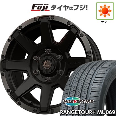 プラド/ハイラックス/トライトン(GSR) 夏タイヤ ホイール4本セット 265/65R17 ミレバー レンジツアープラスMU069(限定) WEDS ウェッズ クロスオーバーガーメンツ Style U 17インチ