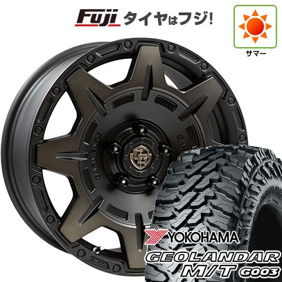 デリカD5 夏タイヤ ホイール4本セット 225/70R16 ヨコハマ ジオランダー M/T G003 WEDS ウェッズ クロスオーバーガーメンツ Style M 16インチ