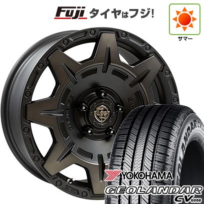 デリカD5 夏タイヤ ホイール4本セット 235/70R16 ヨコハマ ジオランダー CV G058 WEDS ウェッズ クロスオーバーガーメンツ Style M 16インチ