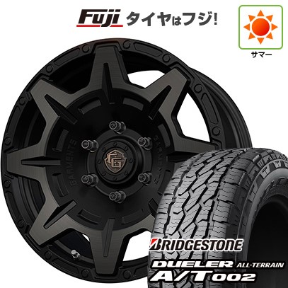 プラド/ハイラックス/トライトン(GSR) 夏タイヤ ホイール4本セット 265/65R17 ブリヂストン デューラー A/T002 OWL/RBL WEDS ウェッズ クロスオーバーガーメンツ Style M 17インチ