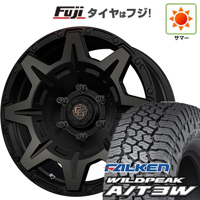 プラド/ハイラックス/トライトン(GSR) 夏タイヤ ホイール4本セット 265/65R17 ファルケン ワイルドピーク A/T3W WEDS ウェッズ クロスオーバーガーメンツ Style M 17インチ