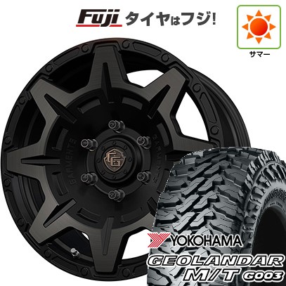 プラド/ハイラックス 夏タイヤ ホイール4本セット 265/70R17 ヨコハマ ジオランダー M/T G003 WEDS ウェッズ クロスオーバーガーメンツ Style M 17インチ