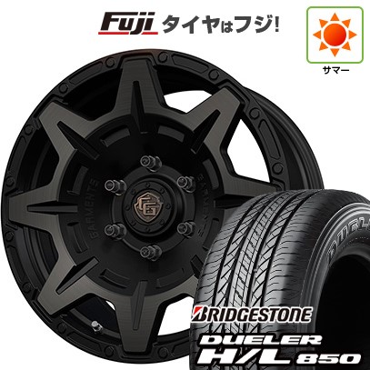 プラド/ハイラックス/トライトン(GSR) 夏タイヤ ホイール4本セット 265/65R17 ブリヂストン デューラー H/L850 WEDS ウェッズ クロスオーバーガーメンツ Style M 17インチ