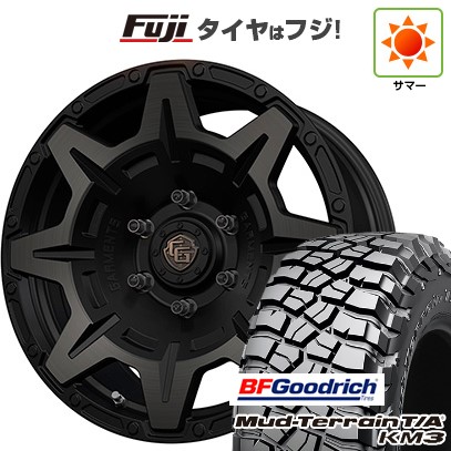 プラド/ハイラックス 夏タイヤ ホイール4本セット 265/70R17 BFグッドリッチ マッドテレーンT/A KM3 WEDS ウェッズ クロスオーバーガーメンツ Style M 17インチ