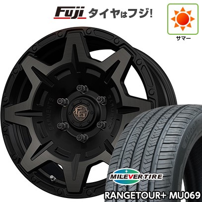 プラド/ハイラックス/トライトン(GSR) 夏タイヤ ホイール4本セット 265/65R17 ミレバー レンジツアープラスMU069（限定） WEDS ウェッズ クロスオーバーガーメンツ Style M 17インチ