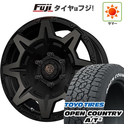 プラド/ハイラックス 夏タイヤ ホイール4本セット 265/70R17 トーヨー オープンカントリー A/T III RWL/RBL WEDS ウェッズ クロスオーバーガーメンツ Style M 17インチ