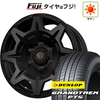 プラド/ハイラックス/トライトン(GSR) 夏タイヤ ホイール4本セット 265/65R17 ダンロップ グラントレック PT5 WEDS ウェッズ クロスオーバーガーメンツ Style M 17インチ