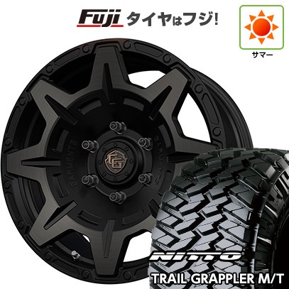 プラド/ハイラックス 夏タイヤ ホイール4本セット 265/70R17 ニットー トレイルグラップラー M/T WEDS ウェッズ クロスオーバーガーメンツ Style M 17インチ