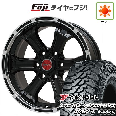 ランクル300 夏タイヤ ホイール4本セット 285/65R18 ヨコハマ ジオランダー M/T G003 ビッグウエイ B-MUD K(グロスブラックリムポリッシュトヨタ用 18インチ