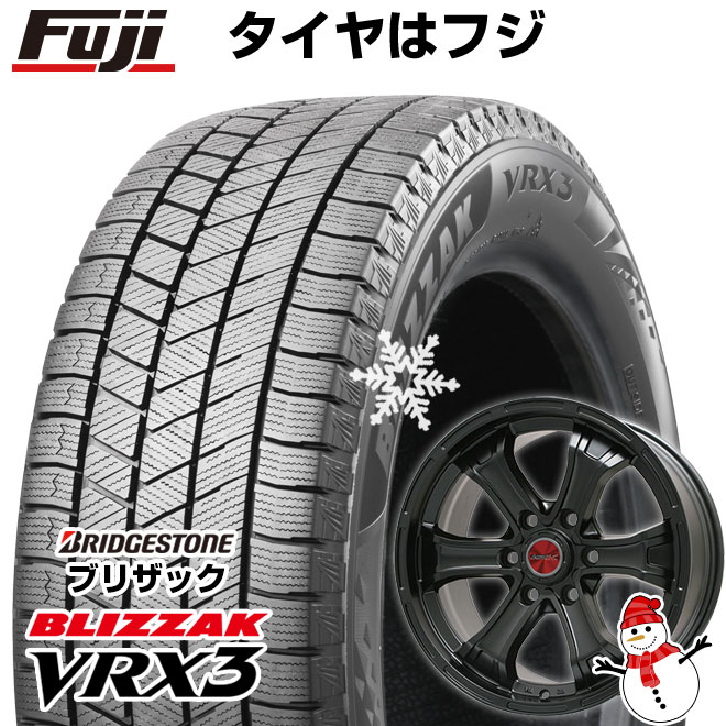 【新品】ランクル300/ランクル250 スタッドレスタイヤ ホイール4本セット 265/65R18 ブリヂストン ブリザック VRX3 ビッグウエイ B-MUD K(マットブラック) トヨタ車専用 18インチ(送料無料)