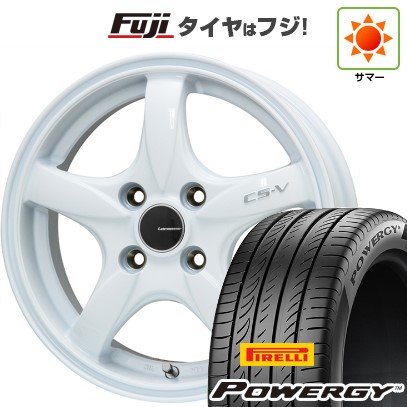 【新品 軽自動車】N-BOX タント スペーシア 夏タイヤ ホイール4本セット 165/55R15 ピレリ パワジー レアマイスター CS-V(ホワイト) 15インチ