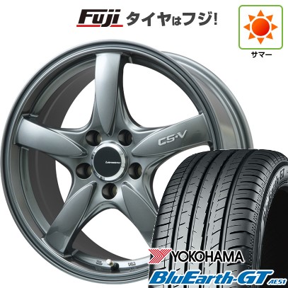 【新品】シエンタ 2022- 夏タイヤ ホイール4本セット 195/55R16 ヨコハマ ブルーアース GT AE51 レアマイスター CS-V(ガンメタ) 16インチ