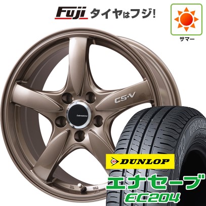 【新品】シエンタ 2022- 夏タイヤ ホイール4本セット 195/55R16 ダンロップ エナセーブ EC204 レアマイスター CS-V(ブロンズ) 16インチ