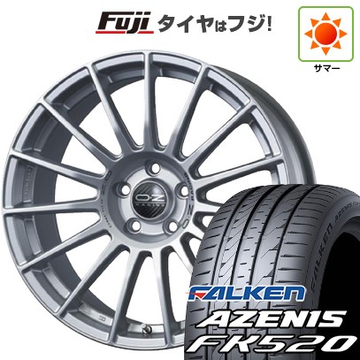 シビック(FL系 FK系)等 夏タイヤ ホイール4本セット 235/35R19 ファルケン アゼニス FK520L OZ SツーリズモLM 19インチ