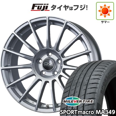 シビック(FL系 FK系)等 夏タイヤ ホイール4本セット 235/35R19 ミレバー スポーツマクロ MA349（限定） OZ スーパーツーリズモ LM 19インチ