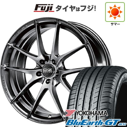シビック(FL系 FK系)等 夏タイヤ ホイール4本セット 235/35R19 ヨコハマ ブルーアース GT AE51 OZ レッジェーラHLT 19インチ