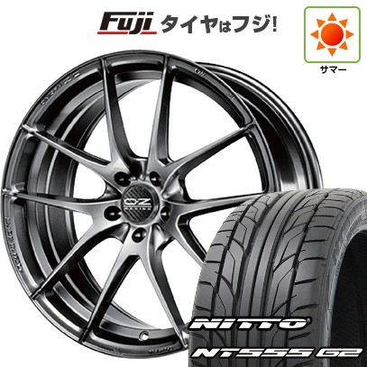 【パンク保証付き】シビック(FL系 FK系)等 夏タイヤ ホイール4本セット 235/35R19 ニットー NT555 G2 OZ レッジェーラHLT 19インチ