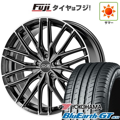 シビック(FL系 FK系)等 夏タイヤ ホイール4本セット 235/35R19 ヨコハマ ブルーアース GT AE51 OZ グランツーリズモ HLT 19インチ