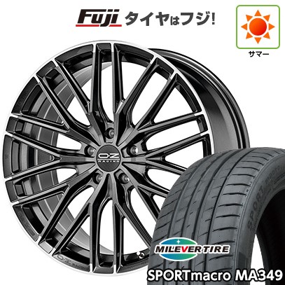 シビック(FL系 FK系)等 夏タイヤ ホイール4本セット 235/35R19 ミレバー スポーツマクロ MA349（限定） OZ グランツーリズモ HLT 19インチ